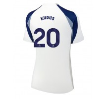 Tottenham Hotspur Mohammed Kudus #20 Koszulka Podstawowa damskie 2025-26 Krótki Rękaw